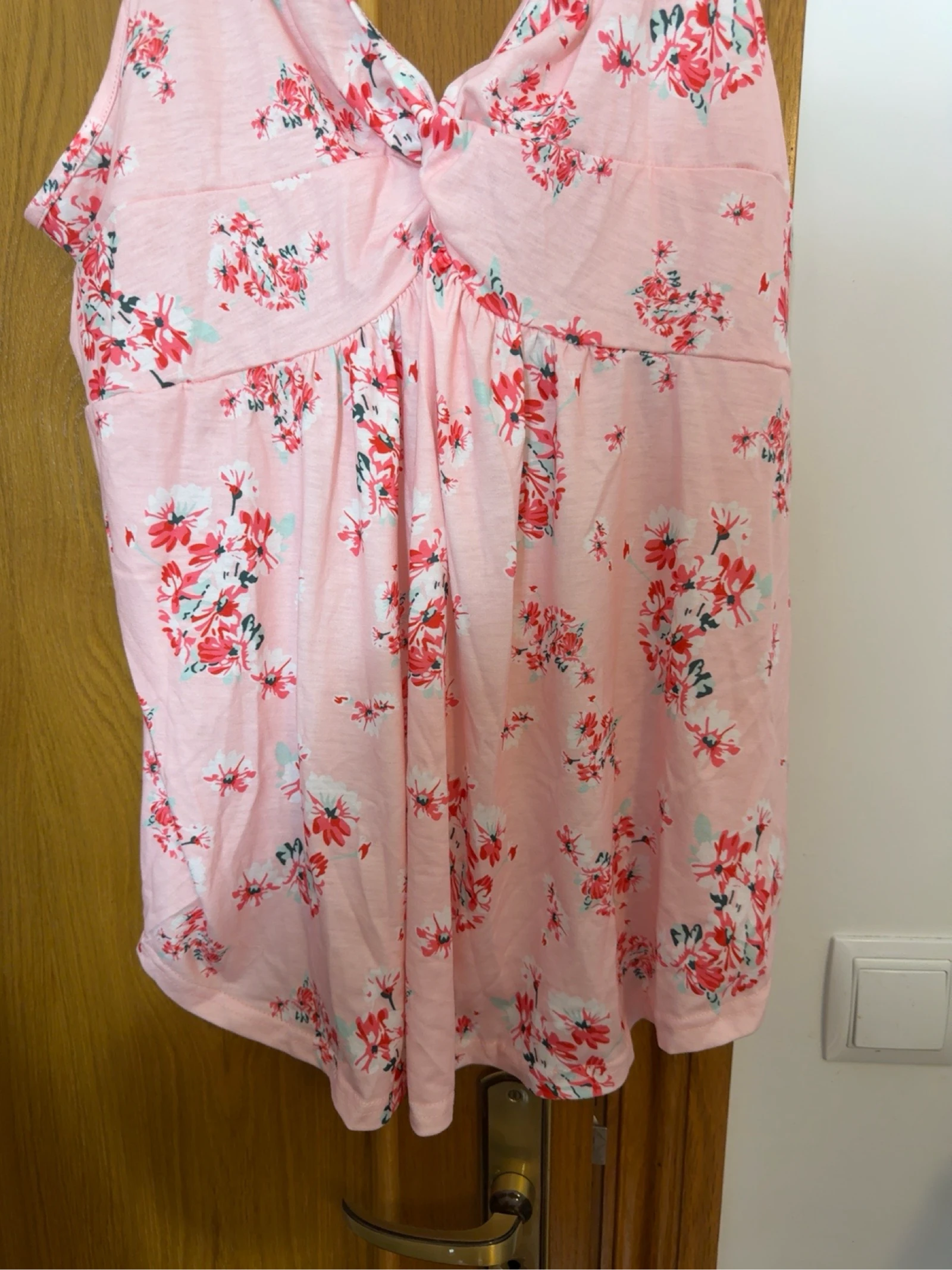 Roze bloemenshirt 5XL nieuw zonder etiket – photo 4